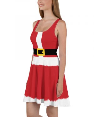 Mrs. Santa Christmas Skater Dress