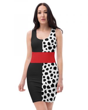 Cruella DeVile | 101 Dalmations – Fitted Bodycon Dress