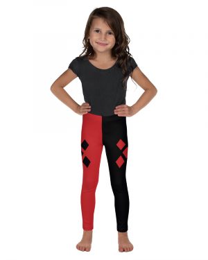 Harley Quinn Costume Halloween Cosplay – Kid’s Leggings