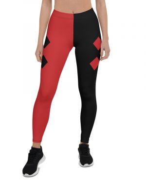 Harley Quinn Costume Halloween Cosplay – Leggings