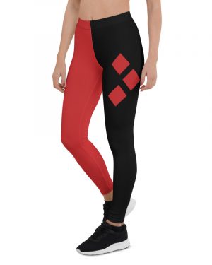 Harley Quinn Costume Halloween Cosplay – Leggings