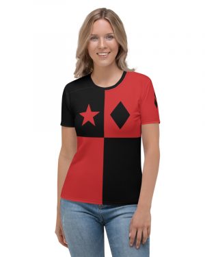 Harley Quinn Costume Halloween Cosplay – Women’s T-shirt