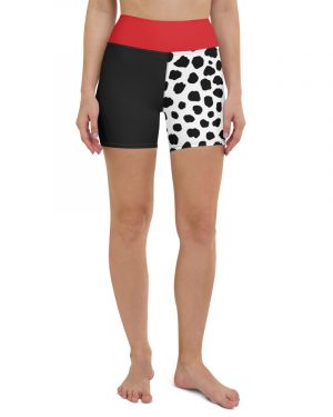 Cruella De Vil Costume | 101 Dalmations – Yoga Shorts