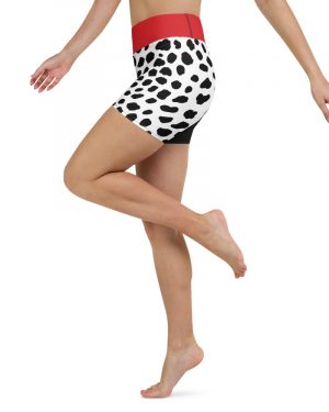 Cruella De Vil Costume | 101 Dalmations – Yoga Shorts