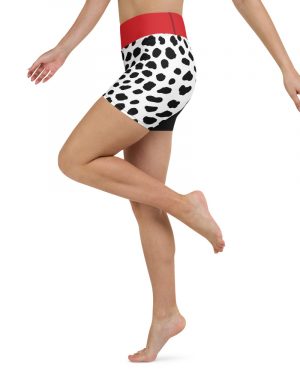 Cruella De Vil Costume | 101 Dalmations – Yoga Shorts