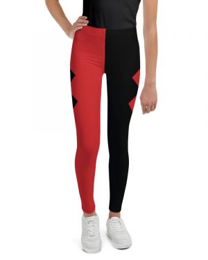 Harley Quinn Costume Halloween Cosplay – Youth Leggings