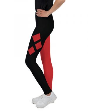 Harley Quinn Costume Halloween Cosplay – Youth Leggings