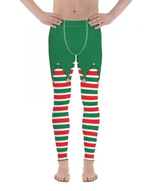 Christmas Elf Costume – Men’s Leggings