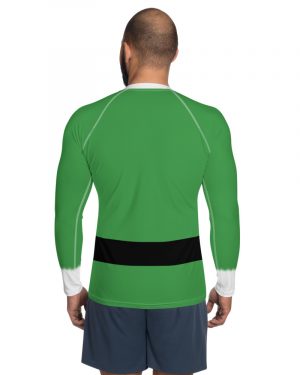 Buddy The Elf Christmas Costume – Men’s Rash Guard