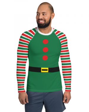 Christmas Elf Men’s Rash Guard