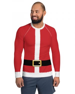 Santa Claus Costume – Men’s Rash Guard