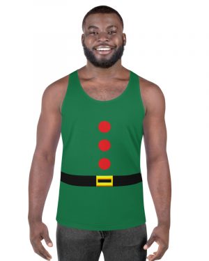 Christmas Elf Costume – Men’s Tank Top