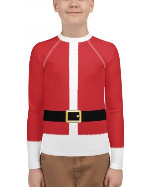 Santa Claus Costume – Youth Rash Guard