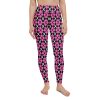 Pink and Black Plaid Plus Size Yoga leggings