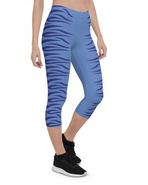 Blue Alien Costume – Capri Leggings