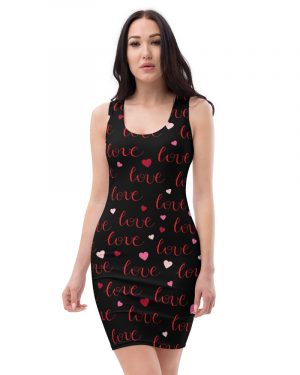 Love Valentines Day – Fitted Bodycon Dress