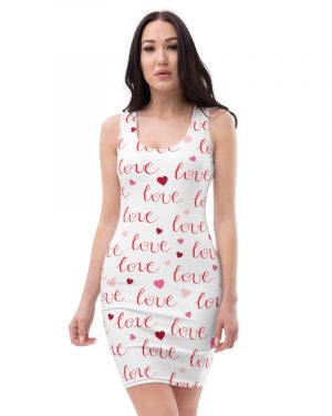 Valentines Day Love – Fitted Bodycon Dress