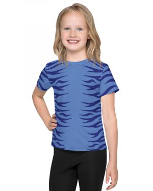 Blue Alien Avatar Costume – Kids crew neck t-shirt