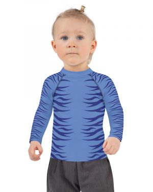 Blue Alien Avatar Costume – Kids Rash Guard