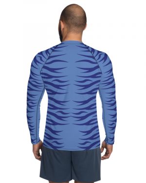 Blue Alien Avatar Costume – Men’s Rash Guard