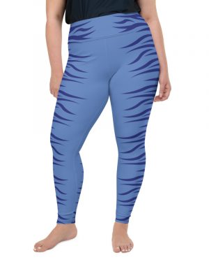 Blue Alien Costume – Plus Size Leggings