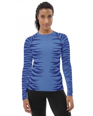 Blue Alien Costume – Women’s Rash Guard