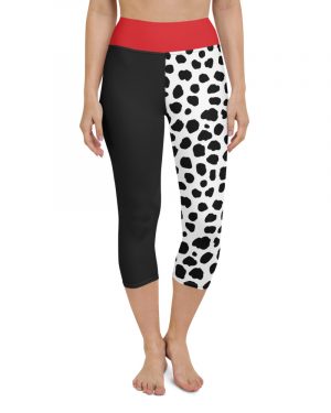 Cruella Devil Costume | Activewear Yoga Capri Leggings