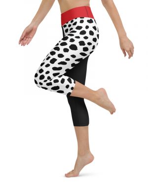 Cruella Devil Costume | Activewear Yoga Capri Leggings