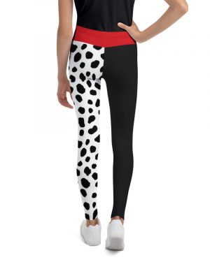 Cruella Devil Costume | Activewear Youth Leggings