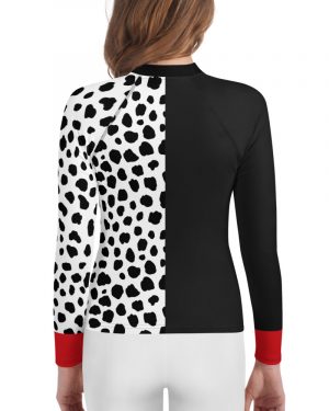 Cruella Deville Costume Youth Rash Guard