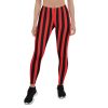 Red and Black Striped Leggings, Pirate Costume, Witch Costume, RunDisney Costume, Dance Leggings