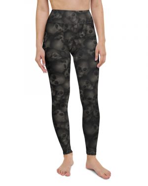 Skulls Yoga Leggings