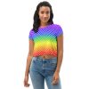 Rainbow Mermaid Crop Top T-Shirt