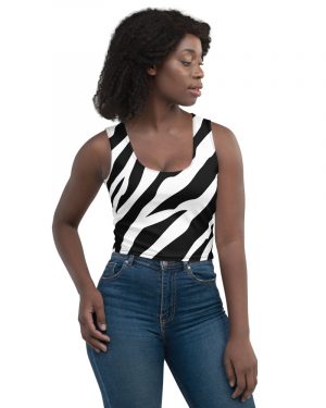 Zebra Print Crop Top