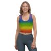 Rainbow Mermaid Crop Top Tank Top