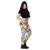 Plaid High Waisted Crossover Leggings