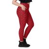 pocket leggings, crossover waist, leggings, high waisted, high waist, slim fit, red dragon costume, reptile costume, Lizard Costume, halloween costume, cosplay costume, rundisney, rundisney costume, activewear costume, dance costume, disneyland costume, festival costume, plus size costume, plus size, Woman's Costume, uv protection, activewear,