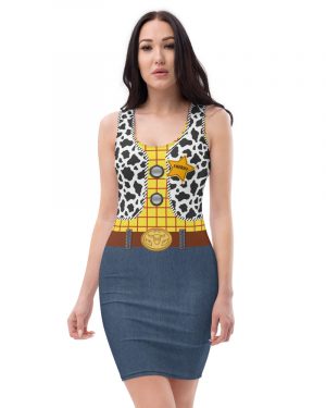 Woody Toy Story Costume Fitted Bodycon Dress