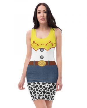 Jessie Toy Story Cowgirl Costume Fitted Bodycon Dress