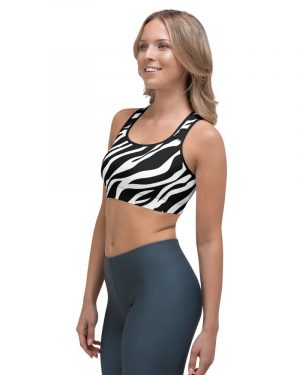 Zebra Print Sports bra