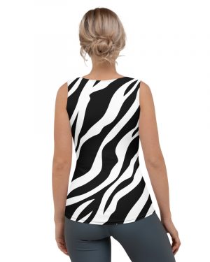 Zebra Print Tank Top