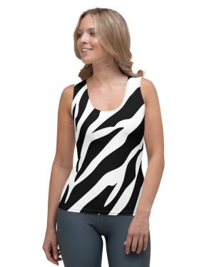 Zebra Print Tank Top