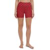 yoga shorts, shorts, high waisted, high waist, slim fit, red dragon costume, reptile costume, Lizard Costume, halloween costume, cosplay costume, rundisney, rundisney costume, activewear costume, dance costume, disneyland costume, festival costume, plus size costume, plus size, Woman's Costume, uv protection, activewear,
