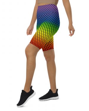Rainbow Mermaid Bike Shorts