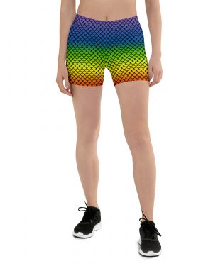 Rainbow Mermaid Shorts