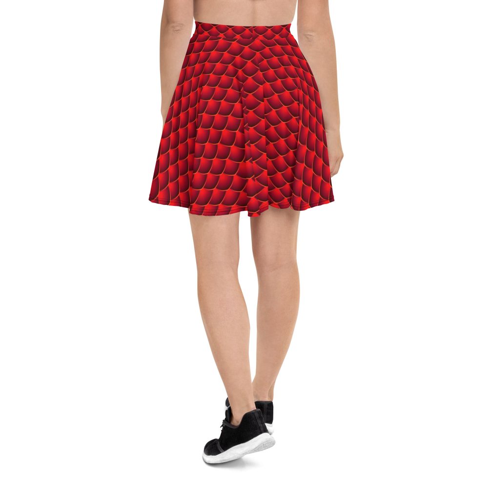 skirt, skater skirt, running skirt, red dragon costume, reptile costume, Lizard Costume, halloween costume, cosplay costume, rundisney, rundisney costume, activewear costume, dance costume, disneyland costume, festival costume, plus size costume, plus size