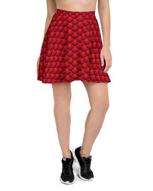 Red Dragon Costume Reptile Scale – Skater Skirt
