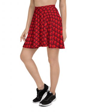 Red Dragon Costume Reptile Scale – Skater Skirt