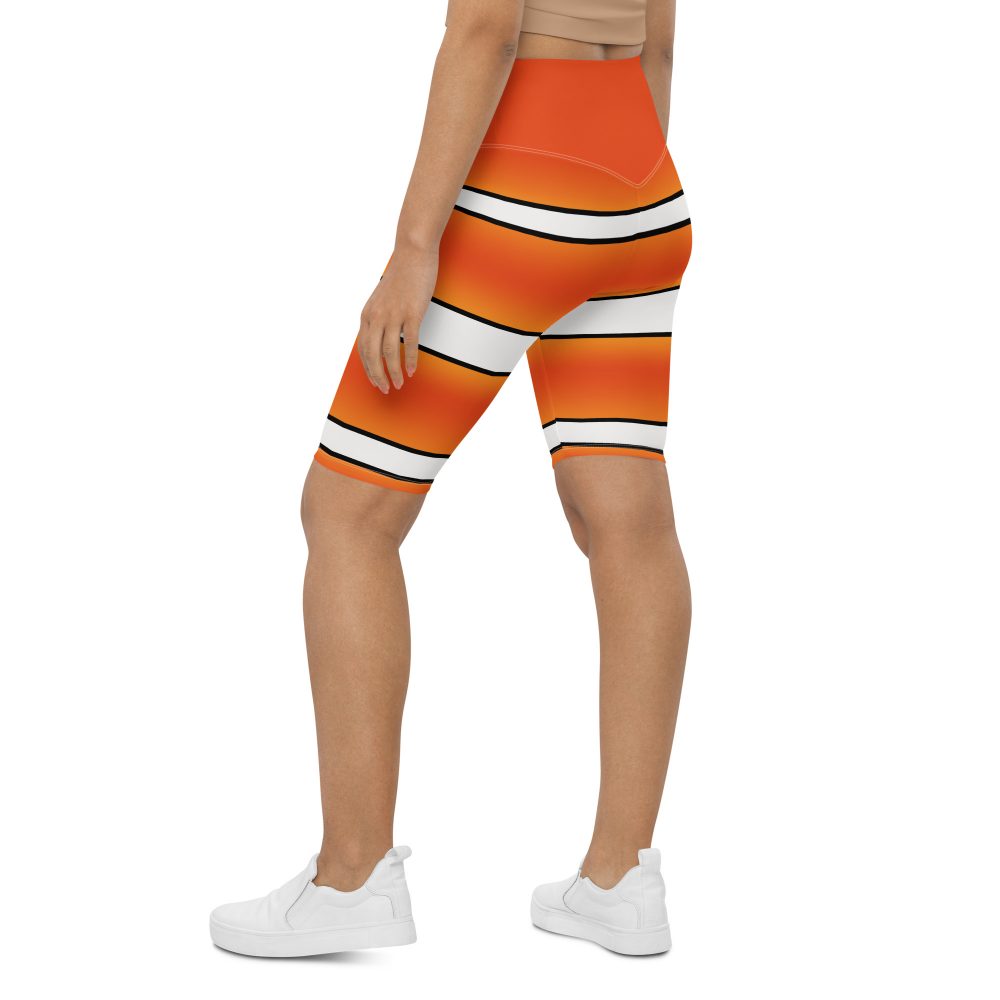 Clownfish Nemo Costume Halloween Cosplay Bike Shorts - Image 3