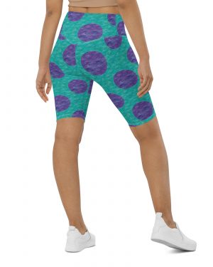 Sully Costume Monster Halloween Cosplay Bike Shorts